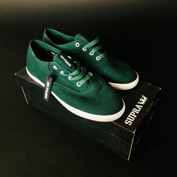 Supra Other - Supra Wrap Dark Green Canvas Shoes